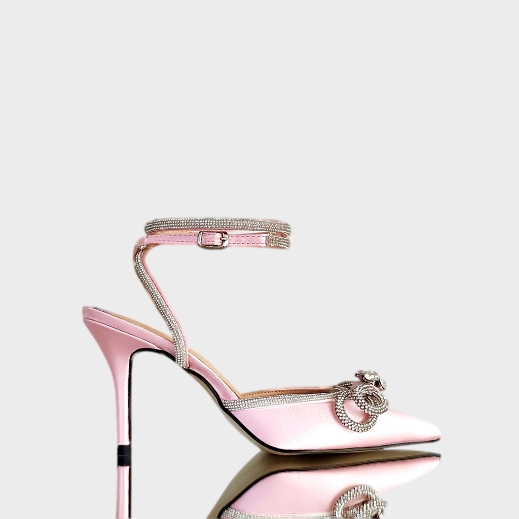 Rose pink stilettos cheap